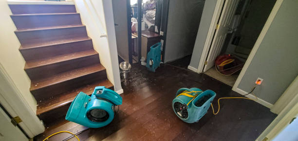 Water damage restoration process in MD